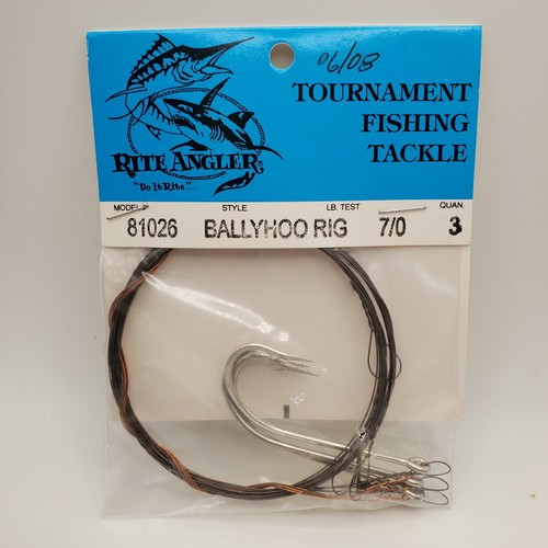 Rite angler ballyhoo rig - ballyhoo, 7/0