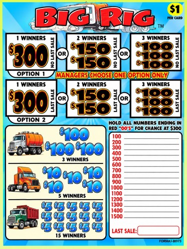 Big rig 973ct - rig, tab