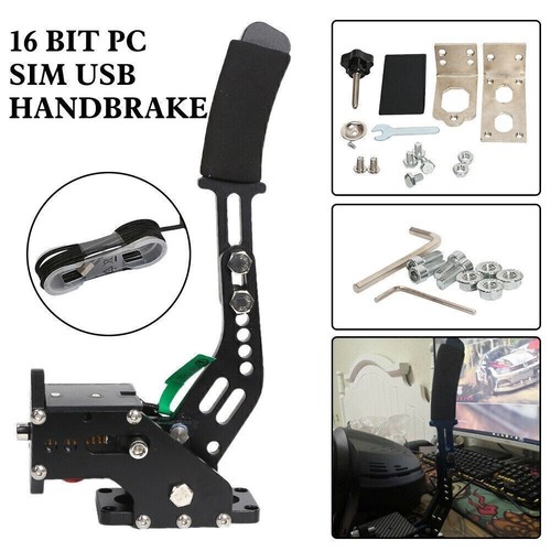 Handbrake sim rig with - sim, clamp
